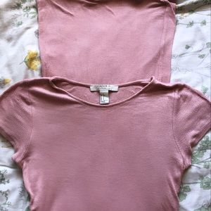 Forever 21 fitted dress in pink.